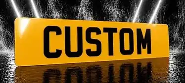 Custom number plates available at Number 1 Plates