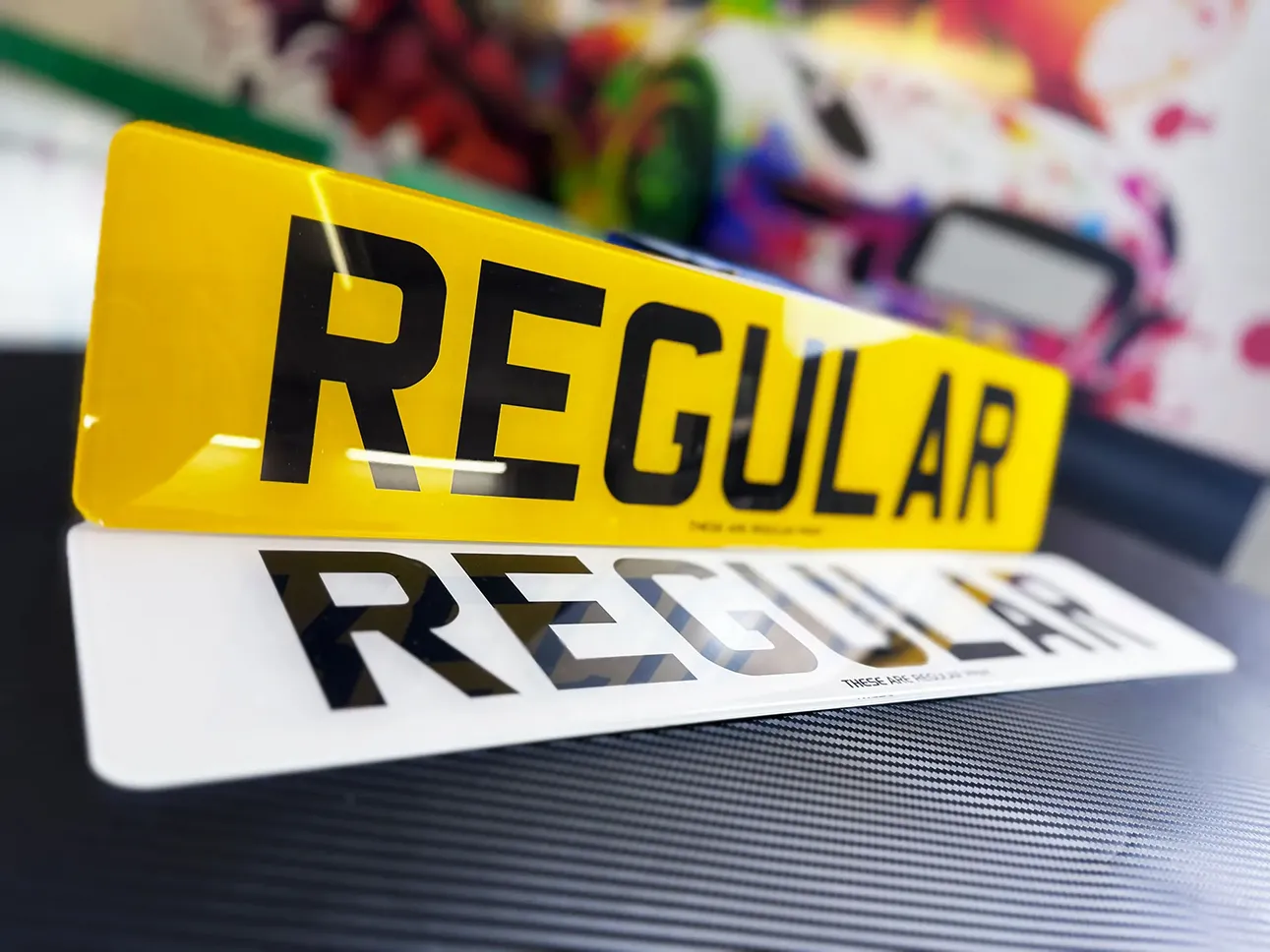 Standard number plate