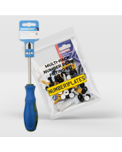 Ultimate multi-pack number plate fitting kit