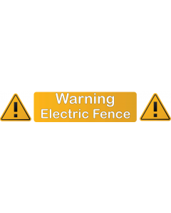 Warning - Electric fence