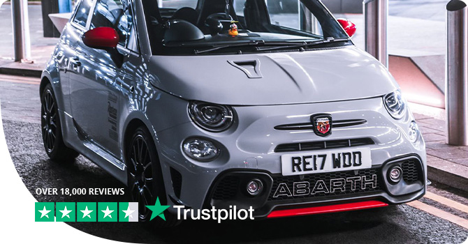 3D Gel Number plates on fiat