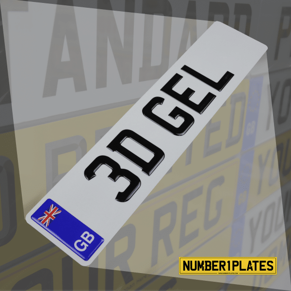 Are 3d gel number plates legal 2021