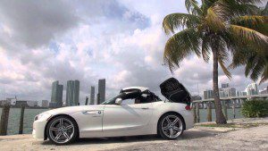 White BMW Z4