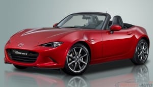 Red 2016 Mazda MX5