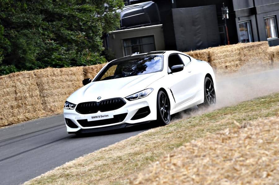 JULY 12: BMW 8 Series Coupe during the Goodwood Festival of Speed on July 12, 2018. (Photo by Jeff Bloxham / LAT Images)