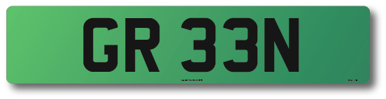 Green Number Plates