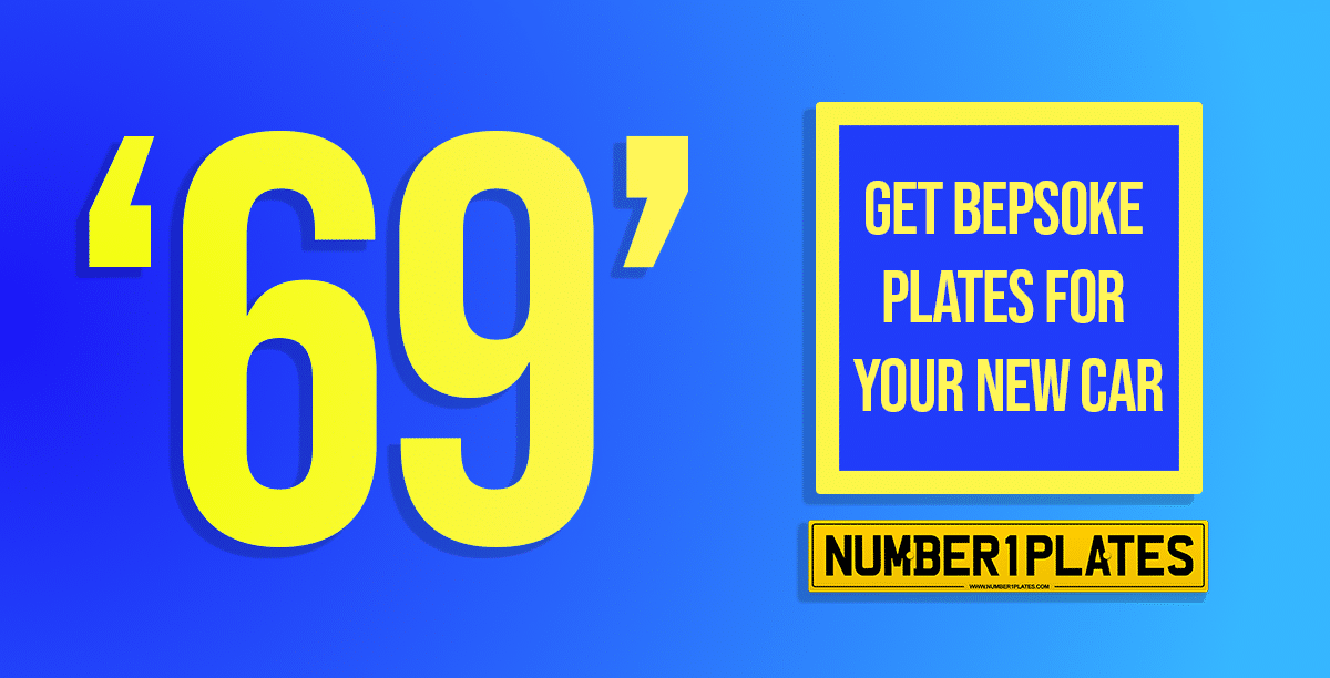 '69' number plates