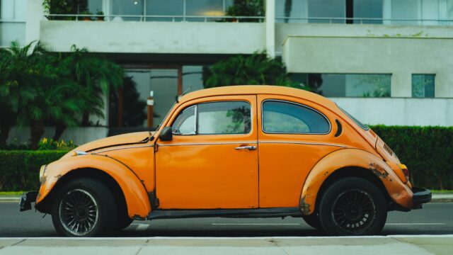 rusty car