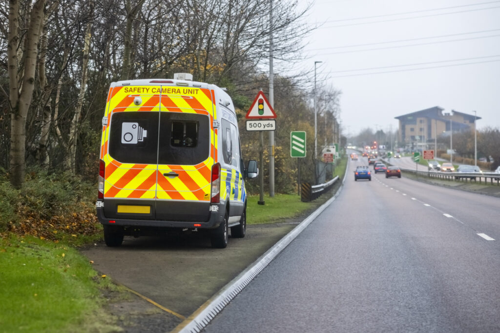 UK Police Speed Van