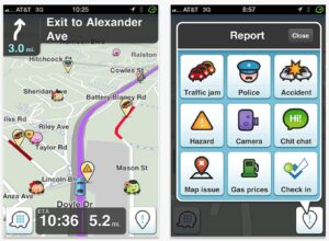 Waze driving app
