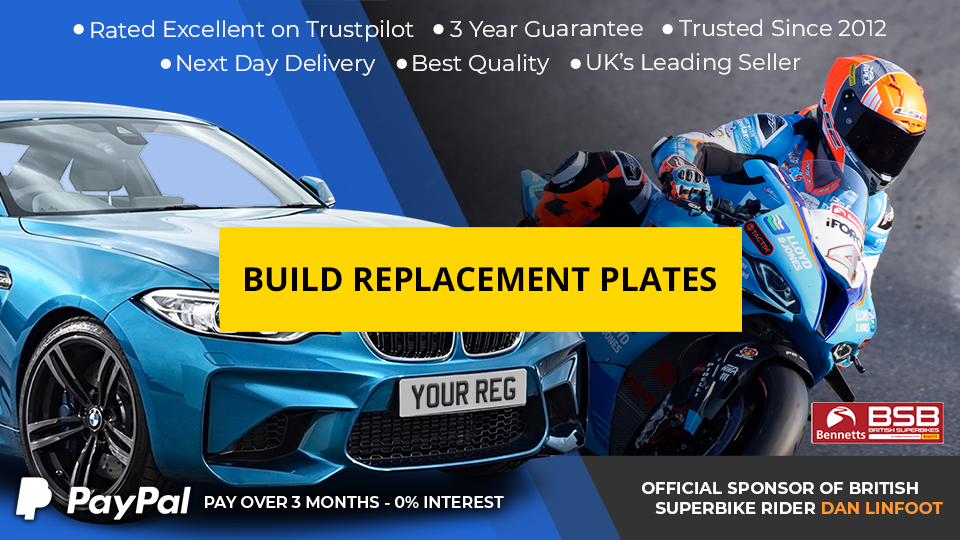 Road Legal Number Plate Makers & Printing Customised Number Plates