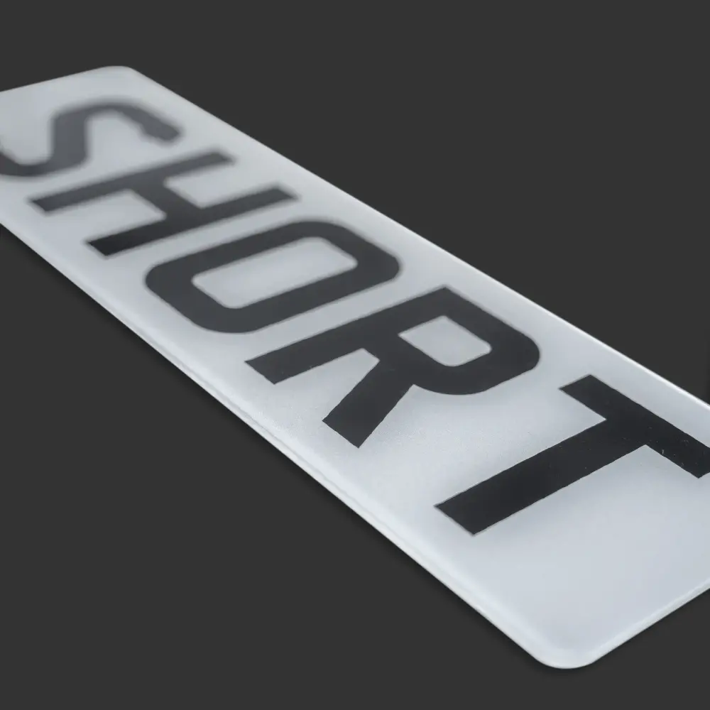 Car Specific Shaped Number Plates